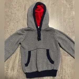 Striped Baby Hooded Sweater / Size 18-24 Month